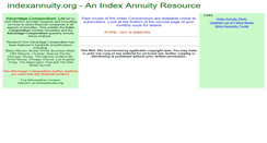 Desktop Screenshot of indexannuity.org